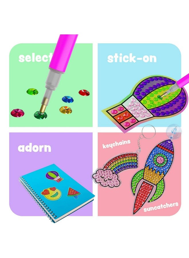 Dan&Darci Diamond Art Kit For Kids - Gem Painting Arts & Crafts Kits For Ages 6-12, Gifts For 6, 7, 8, 9, 10, 11, 12 Year Old Boy & Girl - Girls Birthday Toys Gift Ideas - Craft Activities Age 6+ - Image 5