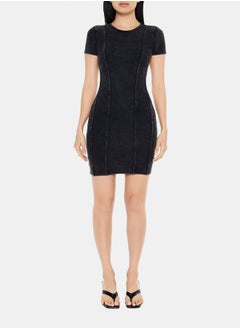 FOREVER 21 Ribbed Knit Mini T-Shirt Dress  - Image 1