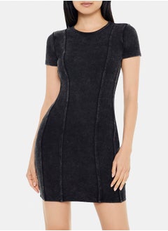 FOREVER 21 Ribbed Knit Mini T-Shirt Dress  - Image 2