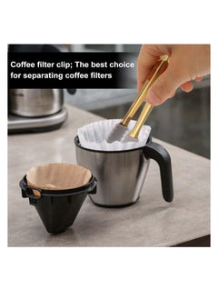 SYOSI Coffee Filters Separator Tools, 3pcs Coffee Filter Picker Up Tool, Coffee Bar Accessories Filters Clip Picker Up Tools for All Kinds of Basket Coffee Filters, Coffee Bar Accessories Filters Clip  - Image 2