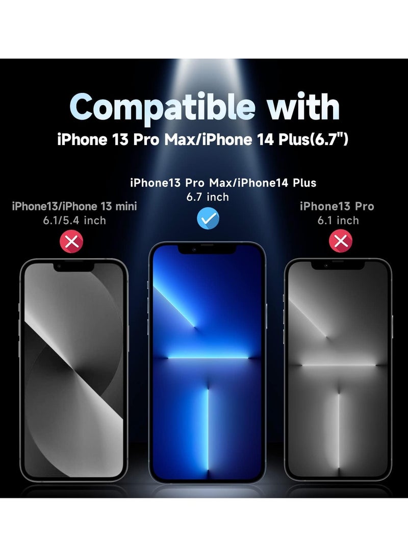 Private Screen Protector For iPhone 13 Pro Max, 9h tempered glass screen protector, Ultra HD Glass, Eazy Installation, Anti Shock Screen, Anti Scratch Protection, Compatible With iPhone 13 Pro Max  - Image 2