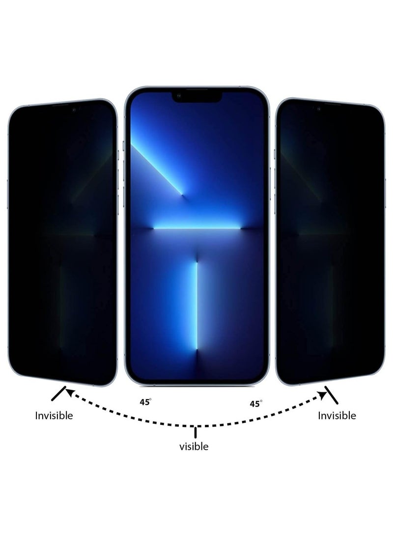 Private Screen Protector For iPhone 13 Pro Max, 9h tempered glass screen protector, Ultra HD Glass, Eazy Installation, Anti Shock Screen, Anti Scratch Protection, Compatible With iPhone 13 Pro Max  - Image 3
