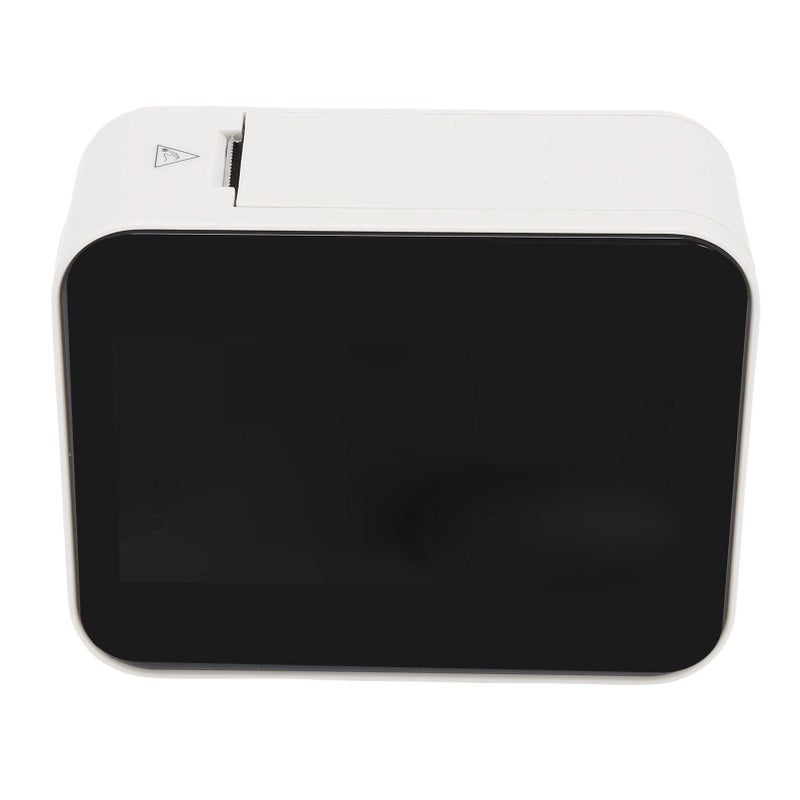 طابعة حرارية لاسلكية صغيرة لصنع الملصقات محمولة مع قوالب متعددة للمنزل والمكتب وتنظيم المدرسة، من الأبيض ABS - Image 3