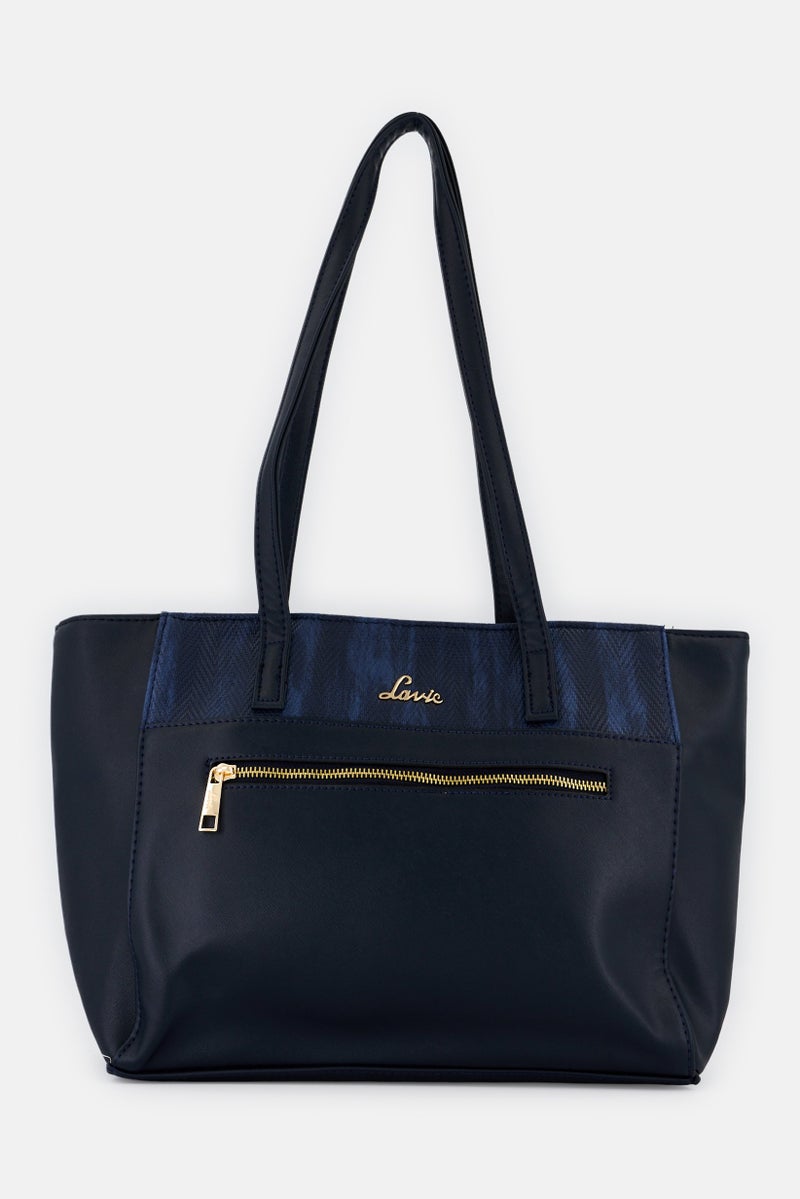 Lavie حقيبة يد بشعار العلامة التجارية للنساء، كحلي - Image 1