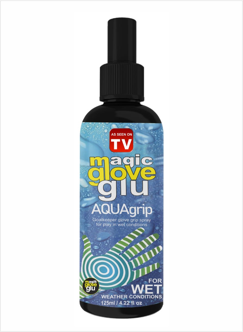 AS SEEN ON TV Magic gloveglu AQUAgrip Goalkeeper Glove Spray - Perfect for Goalkeeping Gloves in Wet Conditions 125ml 