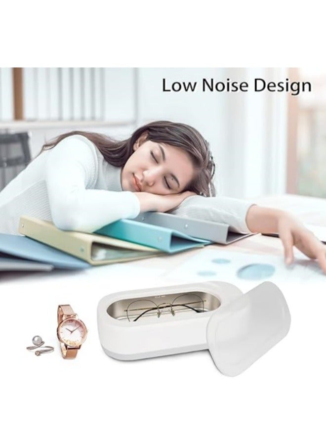 Chargeable Ultrasonic Cleaning Machine, Capacity Of 500ml,Three Adjustable Frequencies Of 30khz, 45khz, And 60khz.Timed For 3 Minutes And 5 Minutes.Professional One Touch Ultrasonic Cleaning Machine - Image 4