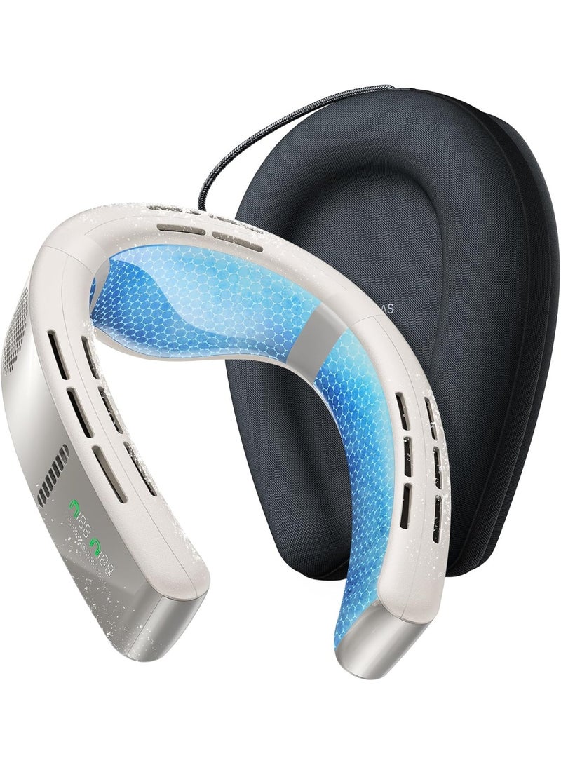 TORRAS 2025 Top Al Neck Fan Air Conditioner Coolify Cyber, Portable Personal Neck Fans that Blow Cold Air, No.1 Dual-Coolest Wind & 720° Immersive Cooling, Rechargeable for Outdoor/Indoor. Gift for Dad - Image 1