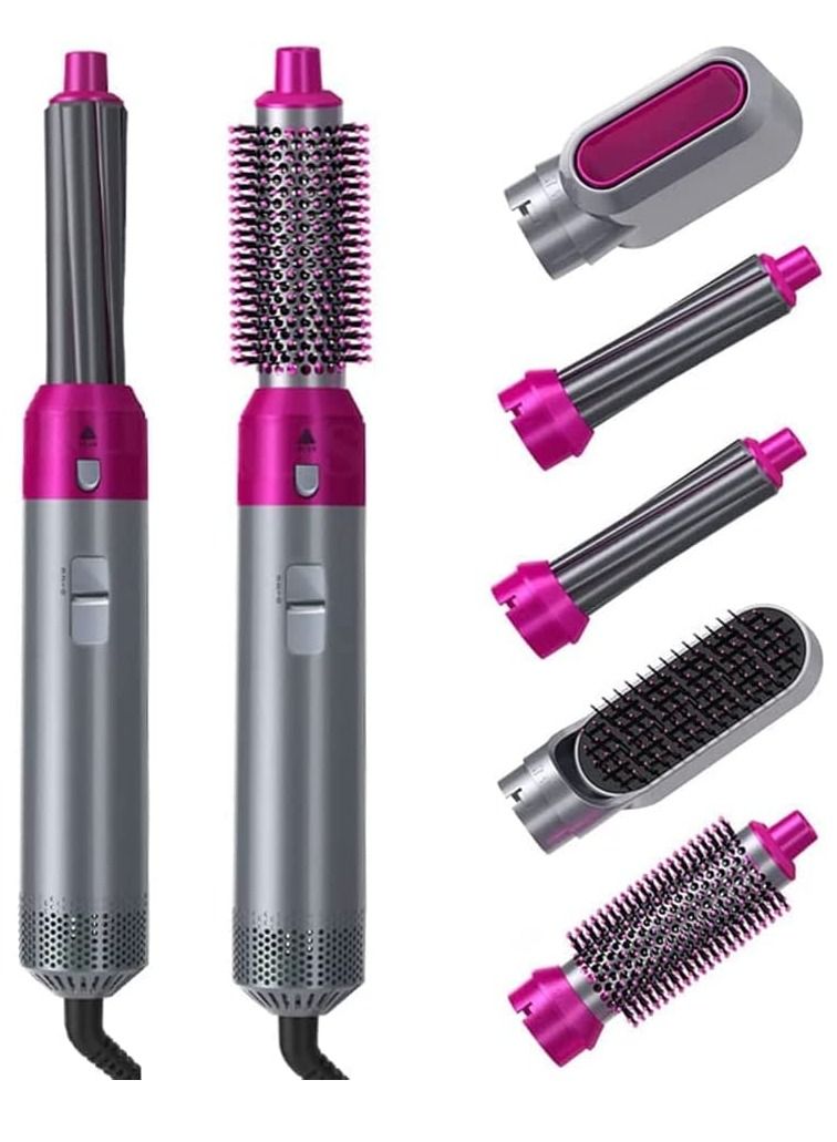 Generic مجفف شعر 5 في 1 من Pepisky Airwrap Styler، فرشاة هواء ساخن، مكواة فرد الشعر بالأيونات السالبة، مكواة تجعيد الشعر، فرشاة تمشيط الهواء الساخن (المملكة المتحدة) - Image 1