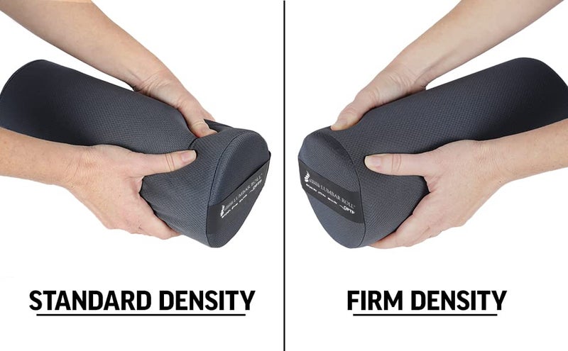 OPTP أوبتي بي The Original McKenzie Lumbar Roll – دعم أسفل الظهر مصنوع في الولايات المتحدة لمقعد المكتب ومقعد السيارة. الوسادة المفضلة من قبل أخصائيي العلاج الطبيعي - كثافة صلبة - Image 2