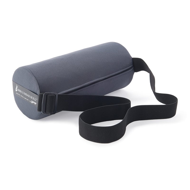 OPTP أوبتي بي The Original McKenzie Lumbar Roll – دعم أسفل الظهر مصنوع في الولايات المتحدة لمقعد المكتب ومقعد السيارة. الوسادة المفضلة من قبل أخصائيي العلاج الطبيعي - كثافة صلبة - Image 1