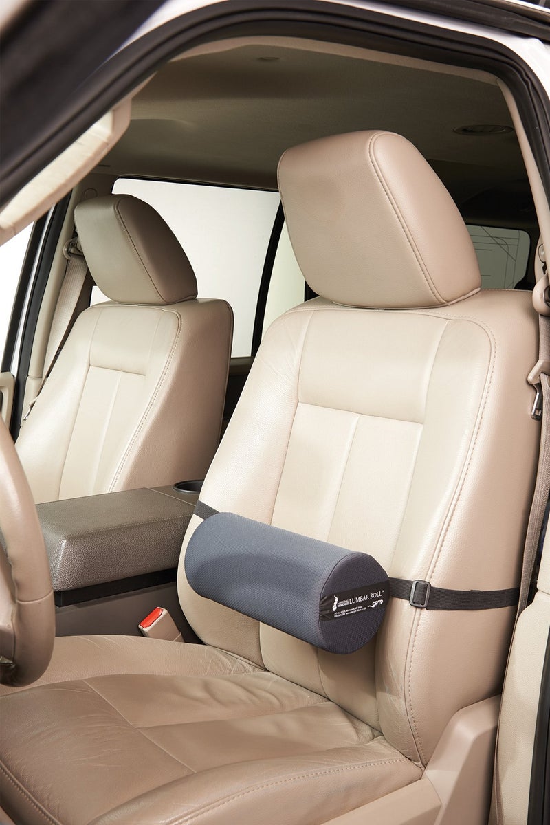 OPTP أوبتي بي The Original McKenzie Lumbar Roll – دعم أسفل الظهر مصنوع في الولايات المتحدة لمقعد المكتب ومقعد السيارة. الوسادة المفضلة من قبل أخصائيي العلاج الطبيعي - كثافة صلبة - Image 5