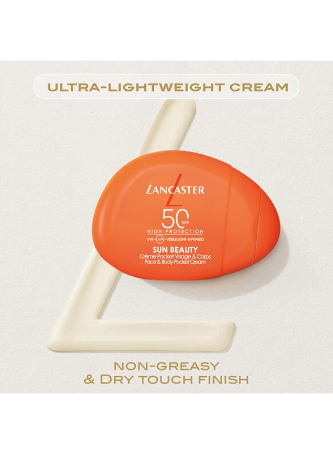 Lancaster Sun Beauty Face & Body Pocket Cream SPF50  30ML - Image 2