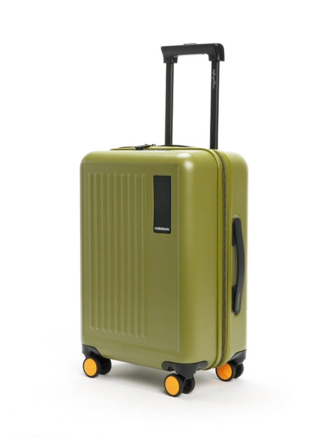 Mokobara MOKOBARA The Transit Cabin Luggage Polycarbonate Small 8 Spinner Wheel Trolly Hardsided Suitcase With Built In Tsa Lock Travel Suitcase (Green)  - Image 1