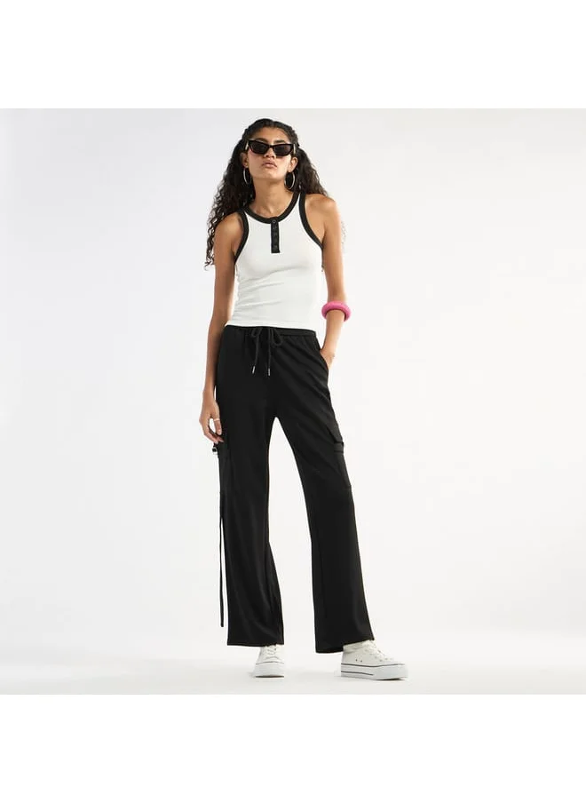 FAV Cargo Track Pants with Drawstring Closure