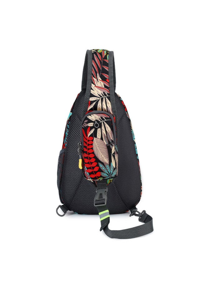 Tfo Sixth Generation Outdoor Chest Pack, Multifunctional Shoulder Crossbody Sports Bag 9402417, Red - Image 2