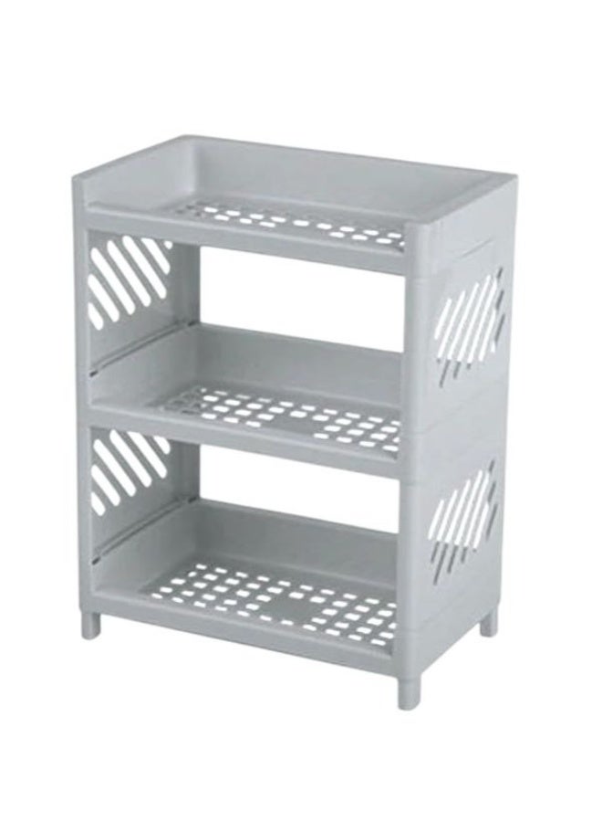 Spaceshoop Three Tier Desktop Storage Rack Cosmetic and Skincare Storage Boxes Dust Proof Makeup Organizer Desktop Organizer - Image 1