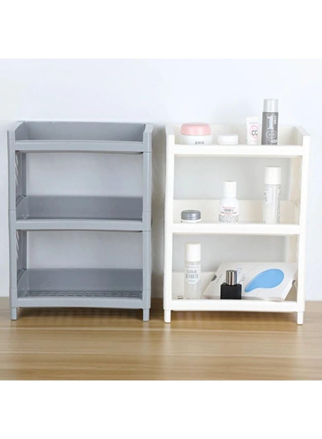 Spaceshoop Three Tier Desktop Storage Rack Cosmetic and Skincare Storage Boxes Dust Proof Makeup Organizer Desktop Organizer - Image 2