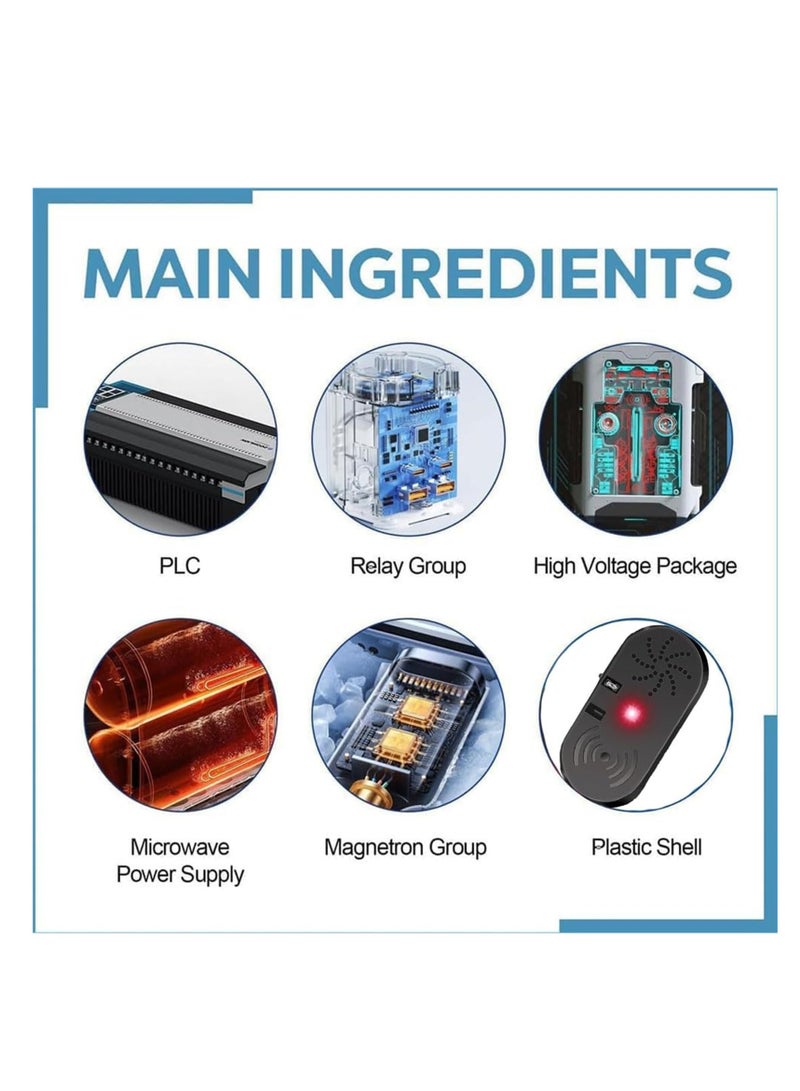 SYOSI Techology Vehicle Signal Concealer Device Signal Concealer Device for Car Car Door Opening Reminder Automatic Door Voice Alarm LED Sensor Warning Light Door Anti Collision 2Pcs - Image 3