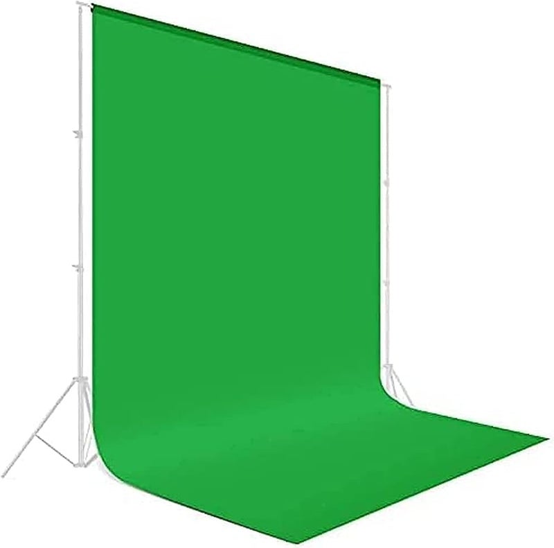 بادوم خلفية تصوير بادوم 10×20 قدم (3×6 متر) أخضر بلون صلب، استوديو تصوير، شاشة عالية الكثافة قابلة للطي للتصوير الفيديو والتلفزيون (نسيج غير لامع عاكس) - Image 1