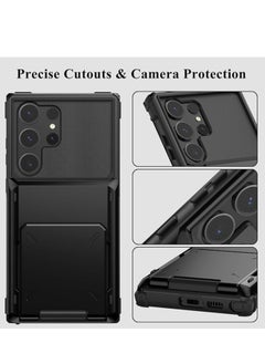 General Samsung Galaxy S23 Ultra S23 Plus S23 Case Double Layer AntiSlip Case for Galaxy S23 Ultra S23 Plus S23 with Hidden Card Slot 5 Card  - Image 5