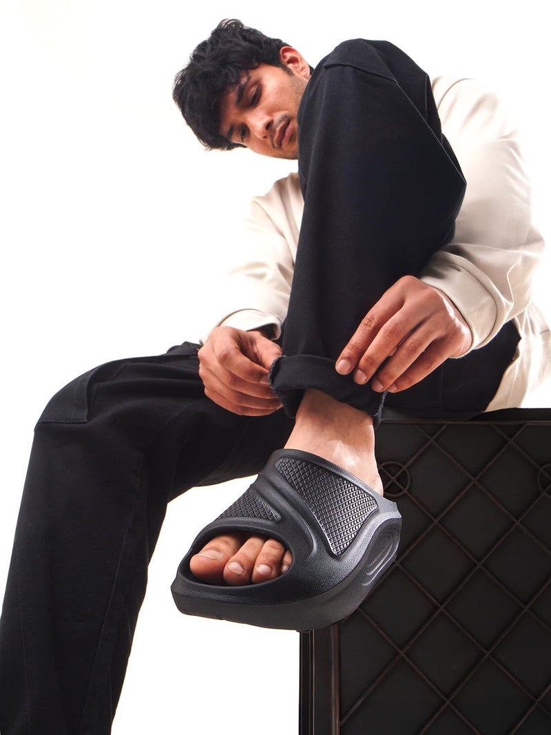 Bacca Bucci Floats—Ultra Lightweight EVA Slides for Men Black UK 9 - Image 4