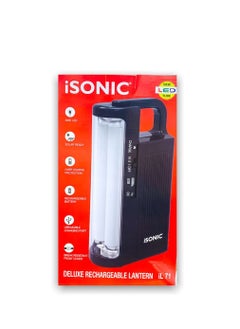 Rechargeable LED Lantern With USB Mobile Charging Port black
