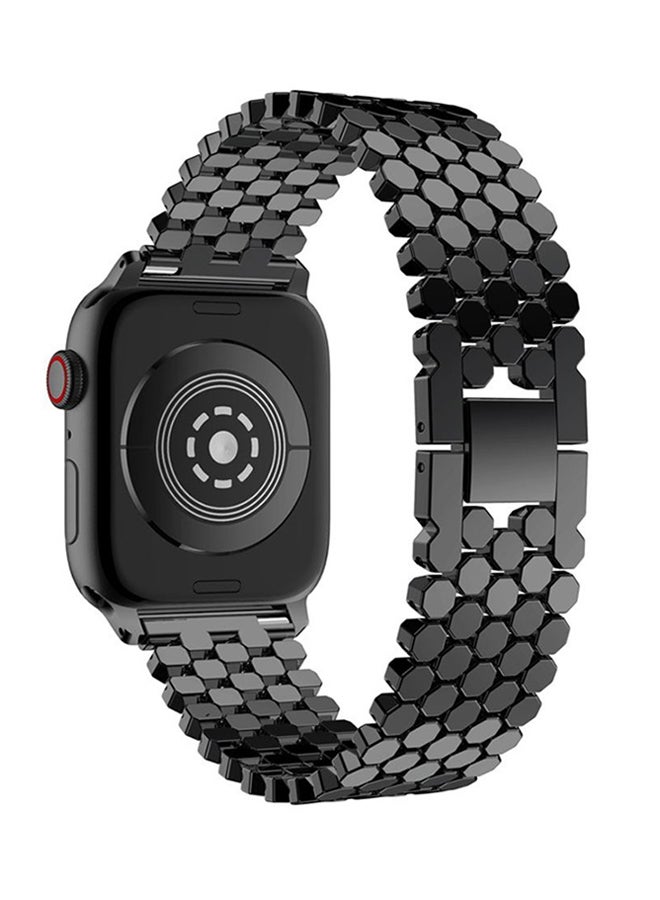 Loquat Replacement Band For Apple Watch Series 4 40mm Black - Image 3