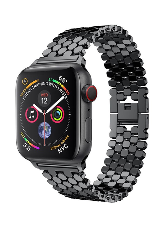 Loquat Replacement Band For Apple Watch Series 4 40mm Black - Image 4
