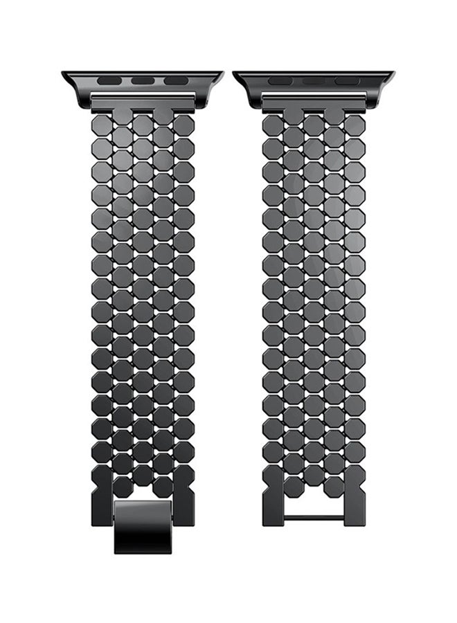 Loquat Replacement Band For Apple Watch Series 4 40mm Black - Image 2