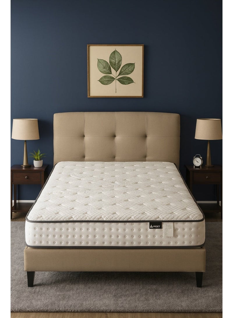 Aden Mattress with Pocket Spring and Memory Foam for Pressure Relief, Motion Isolation, Edge Support, Medium Firm Mattress in a Box,120*200*20cm - Image 2
