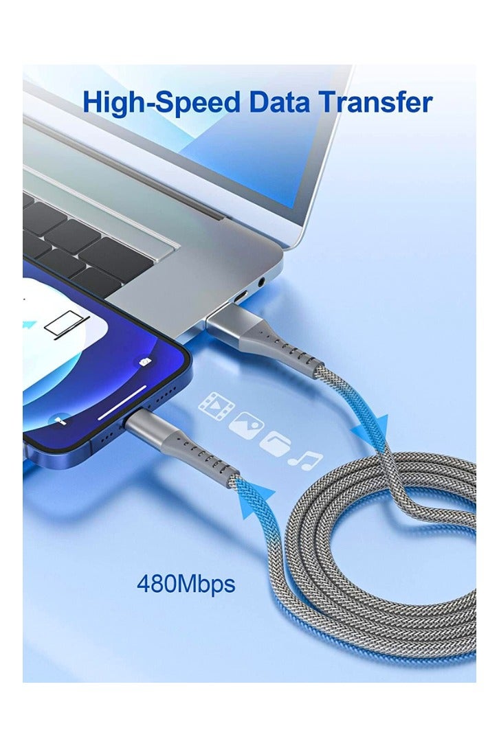 Chase Up Phone Charger Cable 3M Fast Charger Lightning Cable MFi Certified Phone Charging Cable Long Phone Cable for iPhone 14 13 12 11 Pro Max XR XS X 8 7 Plus 6s 6 SE - Image 3