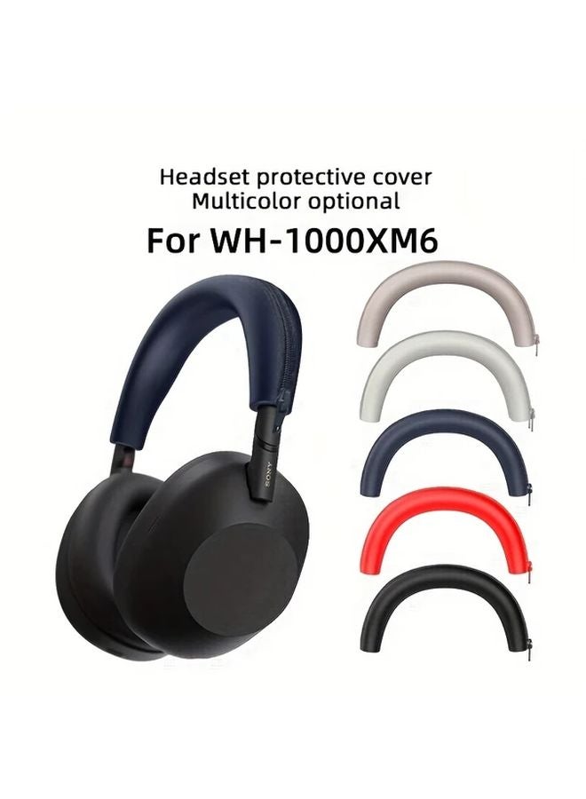 Light Gray Suit Protective Case Cover For SONY WH 1000XM6 Over Ear Headphones - Image 3