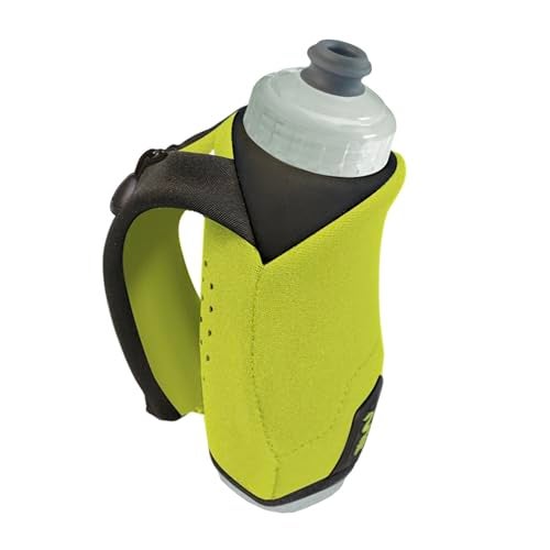 Amphipod Hydraform Ergo-Lite Handheld Water Bottle, BPA-Free Minimalist Insulated Hydration for Ultra-Running & Walking - Hi-Viz - 10.5 oz - Image 4