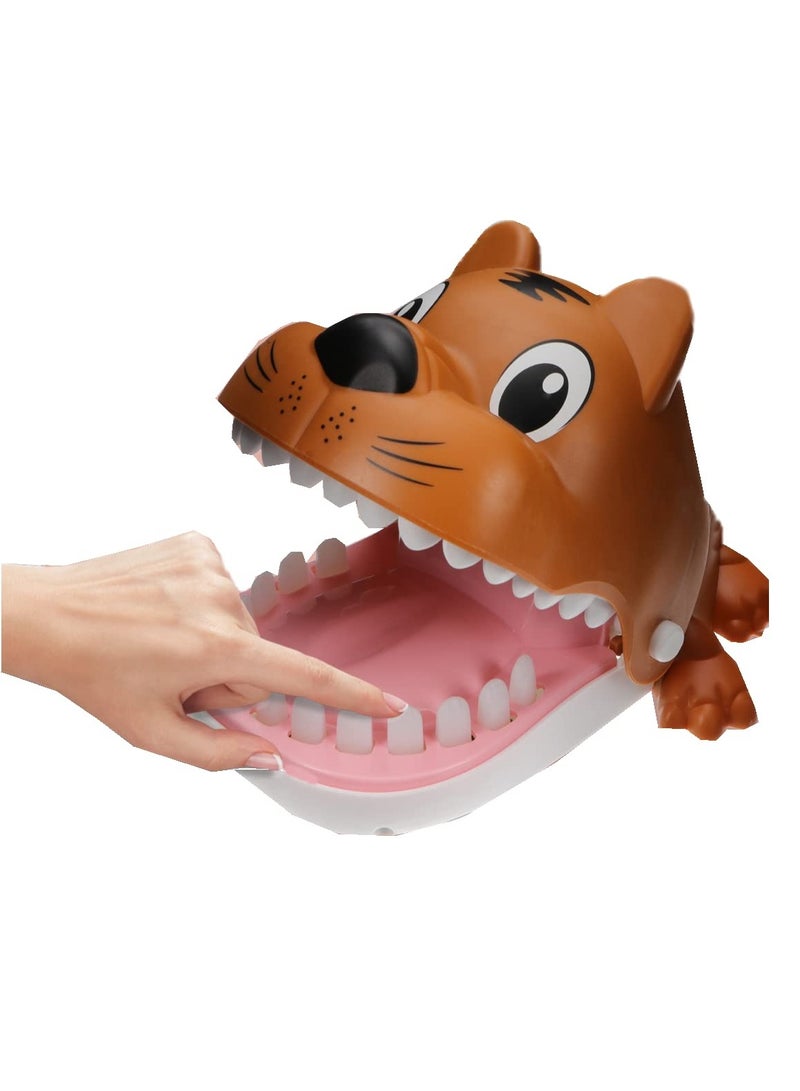 SYOSI Tigers Teeth Toys Game for Kids Dentist Game Toy Child Interactive Toy Fun  Exciting Finger Biting Game for Kids And Adults Fun and Educational Toy for Family Gatherings and Parties Tiger Dog - Image 1