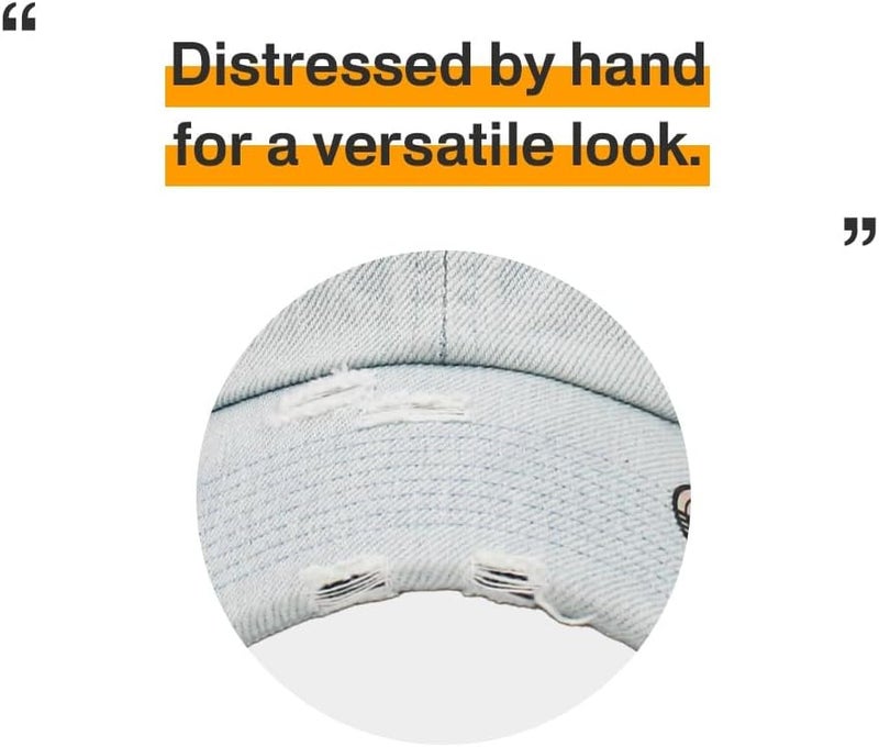 KBETHOS Vintage Washed Distressed Cotton Dad Hat Baseball Cap Adjustable Polo Trucker Unisex Style Headwear - Image 5