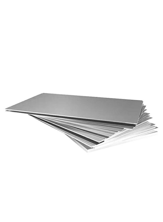 Generic Medium And Heavy Plate 304 Stainless Steel Welded Square Plate Laser Cutting Plate Iron Plate Square Plate 316 Cutting Round Zero Cutting Bending Thread-Body Color:Black - Image 1