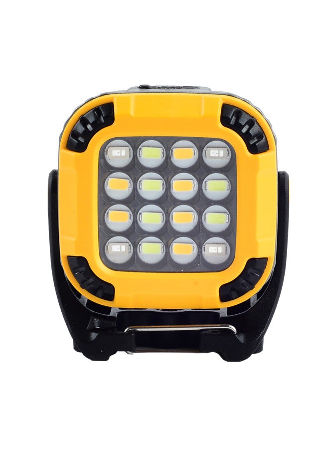Full-scene Working Lamp Multi-gear Rotating Lamp Holder Strong Magnetic Adsorption Garden Lamp Outdoor Camping Lamp Inspection Lamp-Power:W8129-2  - Image 3