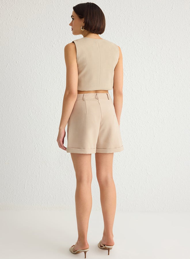 trendyol Mink Regular Fit Woven Shorts & Bermuda  - Image 5