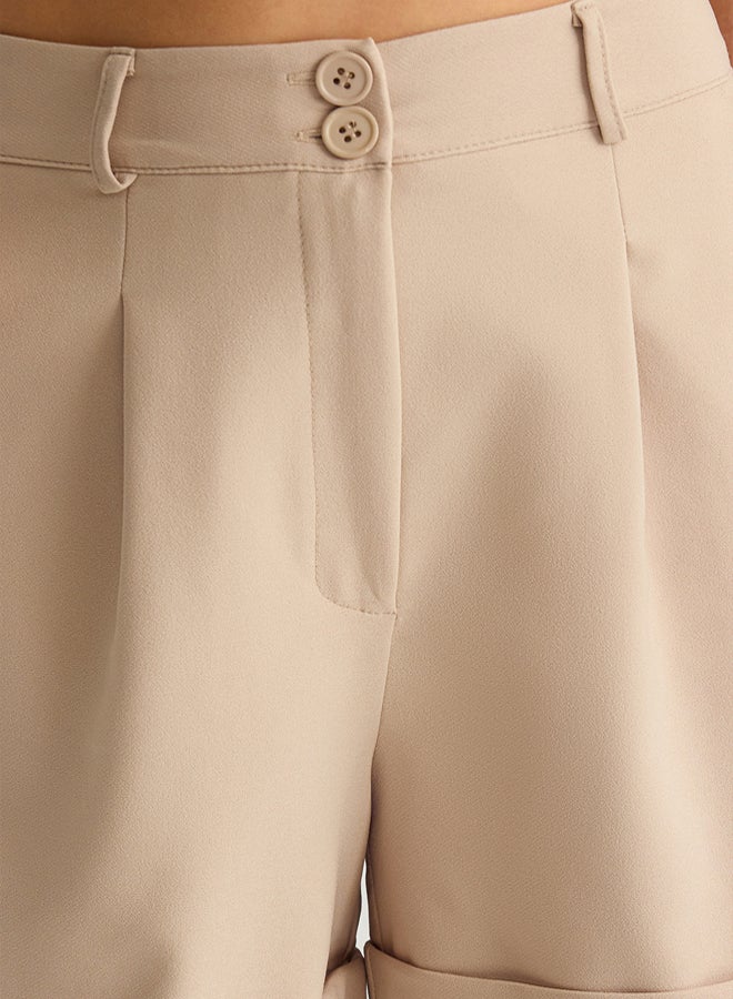trendyol Mink Regular Fit Woven Shorts & Bermuda  - Image 3