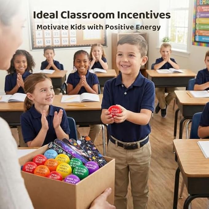 Mcpinky Motivational Stress Balls, 12PCS Inspirational Stress Balls 2 Inch Foam Balls with Positive Quetos for Kids and Adults Stress Anxiety Relief - Image 5