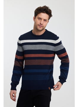 Alexander Gardi Crew Neck Striped Men's SWEATER(E23-6712)  - Image 4