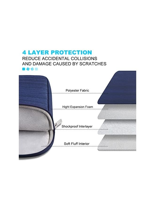 لاكدو حافظة كمبيوتر محمول مقاس 13 بوصة لجهاز MacBook Air M3 A3113 M2 A2681 M1 A2337 الجديد مقاس 13 بوصة 2024-2018 | ماك بوك برو 13 بوصة M2/M1 A2338 A2251 A2289 | ايباد برو M4 مقاس 13 بوصة - Image 5