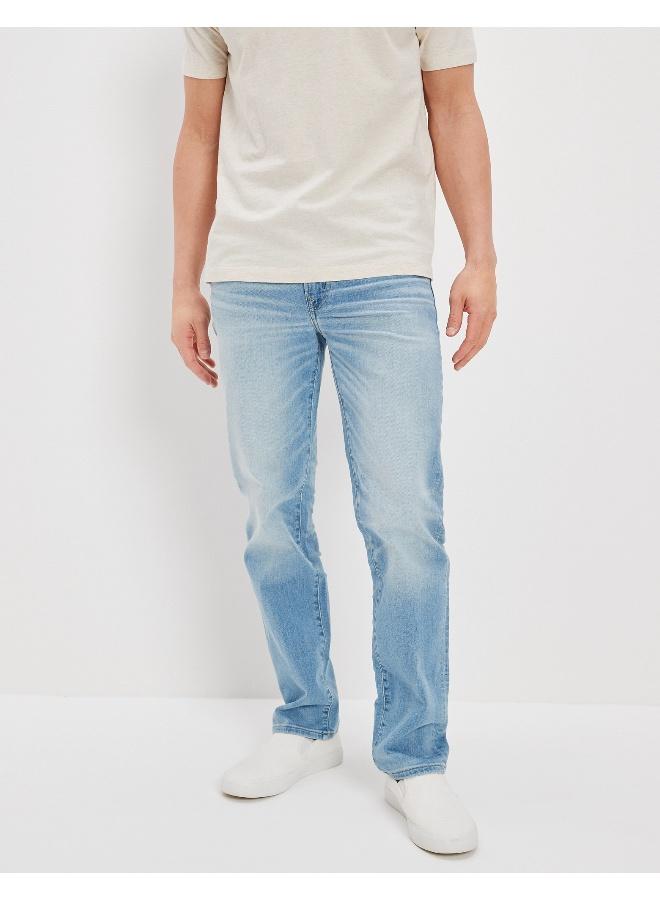 American Eagle Light Wash Straight Fit Jeans - Image 1