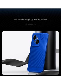 Gear4 Tecno Pop 9 5G 2024 Gear4 Soft Liquid Silicone with Wavey Texture Case Cover - Blue  - Image 3