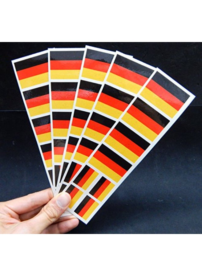 PremiumTT temporary tattoos 40 Germany Flag Tattoos German Olympic Party Favors - Image 4