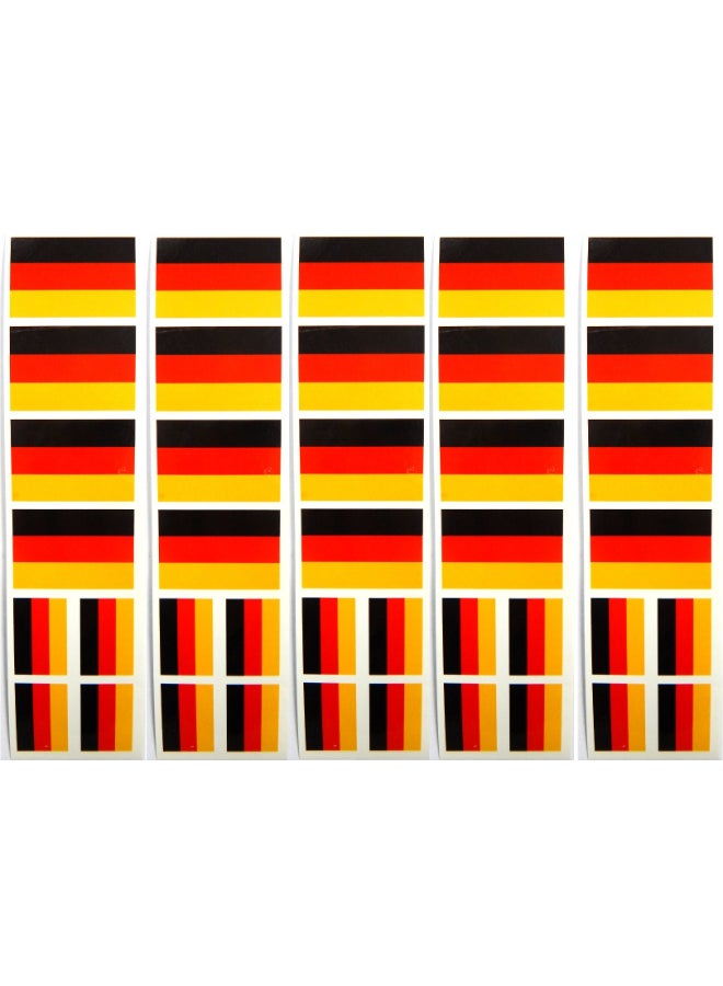 PremiumTT temporary tattoos 40 Germany Flag Tattoos German Olympic Party Favors - Image 3