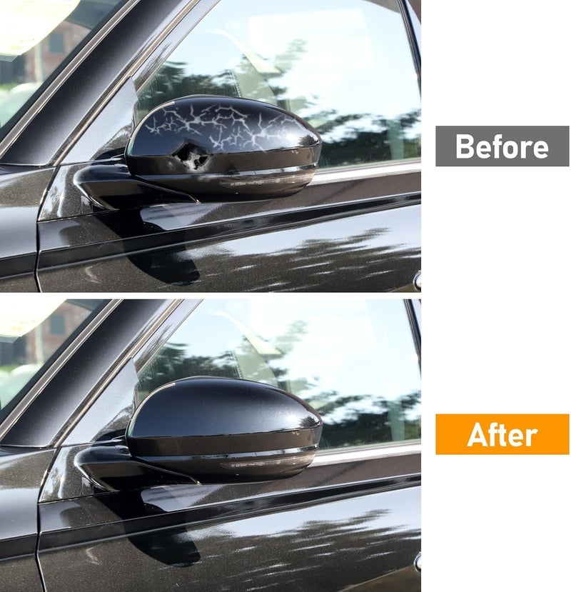 Moonlinks Compatible with Nissan Altima 2019 2020 2021 2022 2023 2024 Left Side Mirror Cover Replacement, Glossy Black Exterior Left Driver Side Door Rear view Mirror Cap Trim - Image 5
