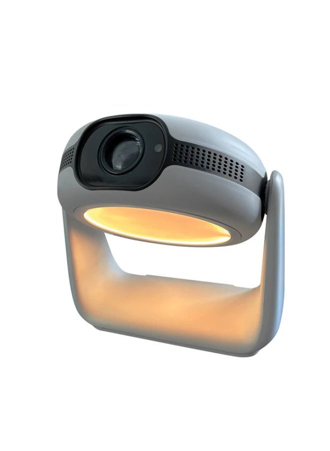 كروني جهاز عرض دائري كروني K2 مزود بإضاءة محيطة قابلة للتخصيص، وواي فاي وبلوتوث مدمجين، وتصميم محمول للسينما المنزلية، وديكور غرفة النوم، والحفلات، والترفيه العائلي - Image 1