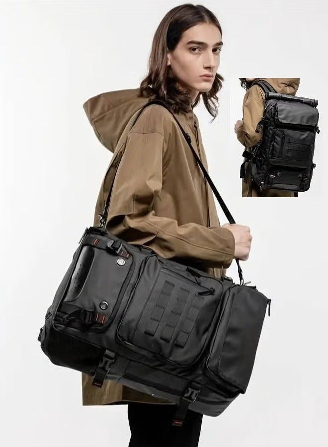 Canway Men Backpacks Men Backpack Multifunctional Shoe Bag Large Capacity Outdoor Mountaineering Waterproof Laptop Backpack Travel Business Backpack - Image 2