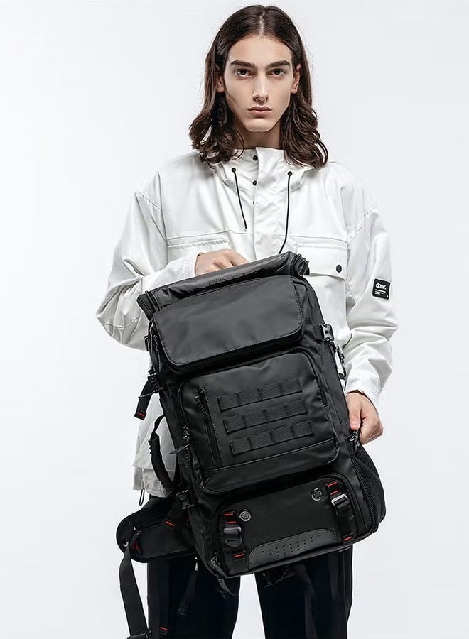 Canway Men Backpacks Men Backpack Multifunctional Shoe Bag Large Capacity Outdoor Mountaineering Waterproof Laptop Backpack Travel Business Backpack - Image 3